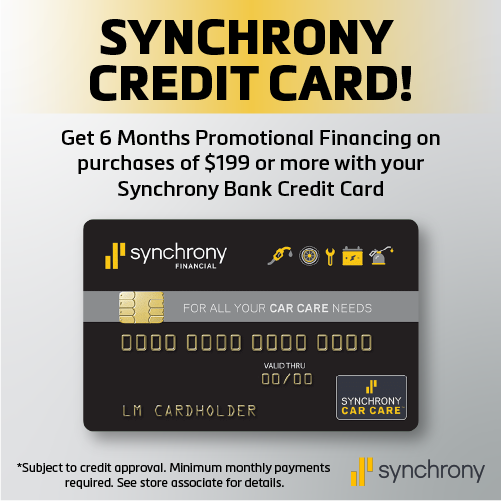 Synchrony Financing Available at Bargain Tire in Chubbuck, ID 83202.
